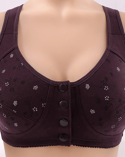 Wireless Front Closure Lace Bras, Light Support, Size Up