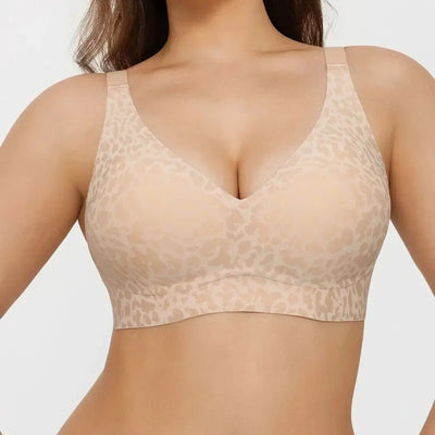 Deep V Seamless Wireless Push Up Bras for Women