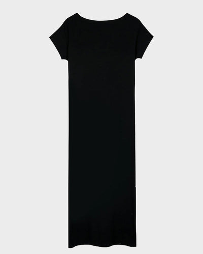 Women’s Solid Color Batwing Sleeve Casual Nightdress