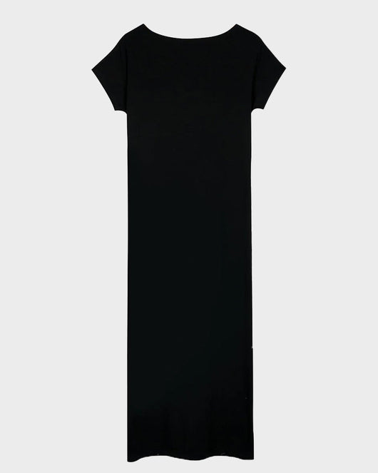 Women’s Solid Color Batwing Sleeve Casual Nightdress
