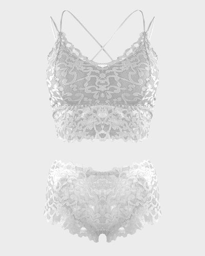 Romantic Lace Bralette & Panty Bundle