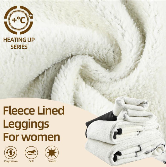 High Waist Thermal Fleece Leggings – Warm, Soft & Comfy for Winter