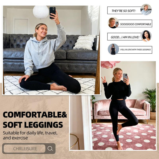 High Waist Thermal Fleece Leggings – Warm, Soft & Comfy for Winter