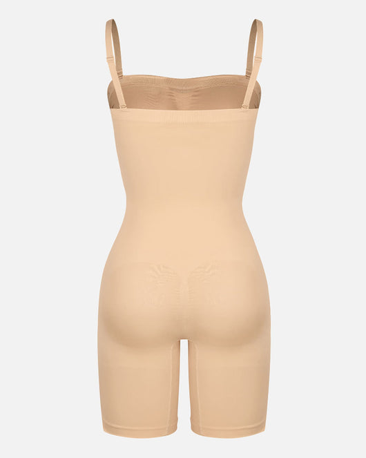 Shapecurve Seamless Strapless Bodysuit with Removable Straps