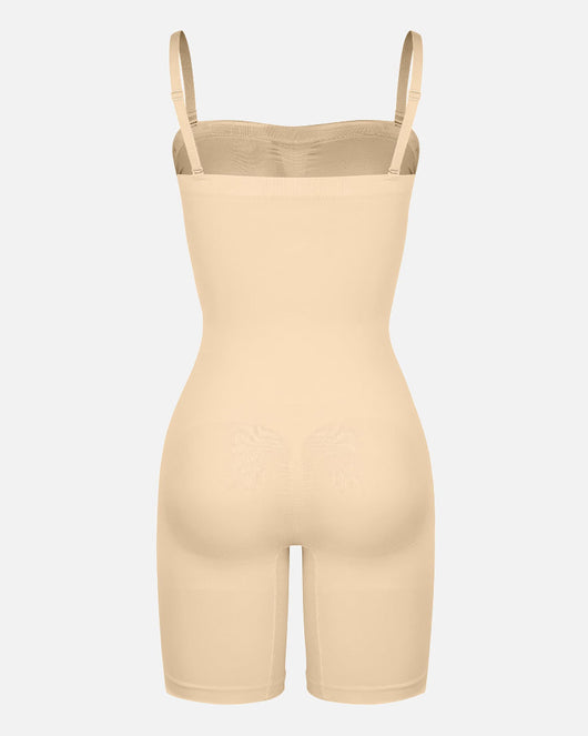 Shapecurve Seamless Strapless Bodysuit with Removable Straps