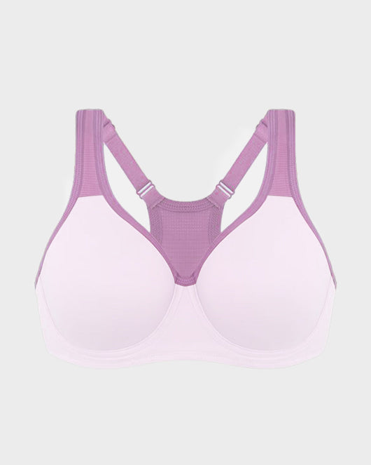 Full Coverage Sports Bra Non Padded Unlined Soft Support Wide Strap Underwire Bra