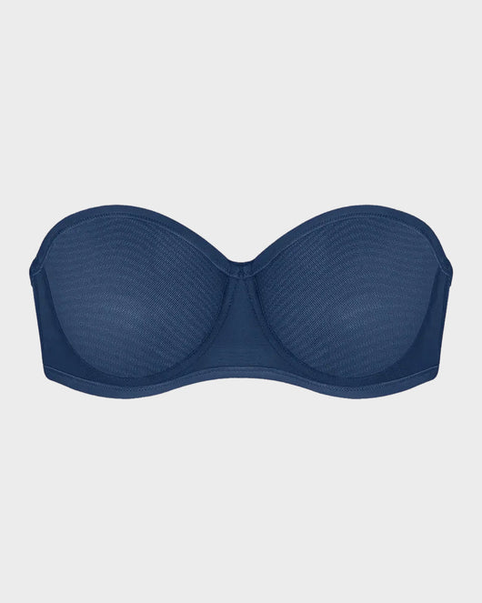 Strapless Mesh Bra with Underwire Lift and Sculpting Fit
