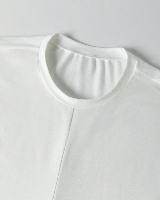 Women's Knit Round Neck Drop Shoulder Cross Back Top