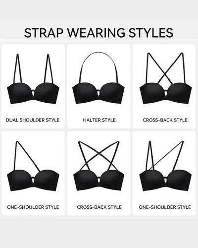 Comfortable Seamless Non-Slip Wireless Padded Support Bra