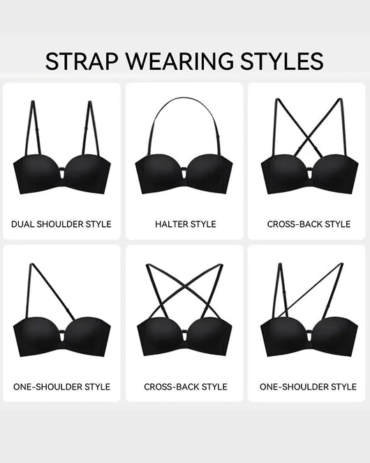 Comfortable Seamless Non-Slip Wireless Padded Support Bra