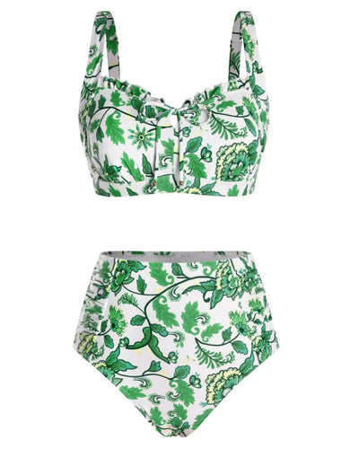 Women’s 2026 High-Waisted Tummy Control Bikini Set