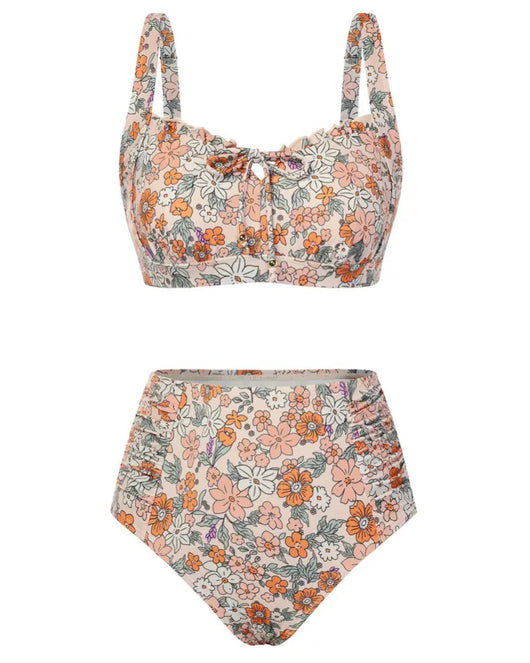 Women’s 2026 High-Waisted Tummy Control Bikini Set