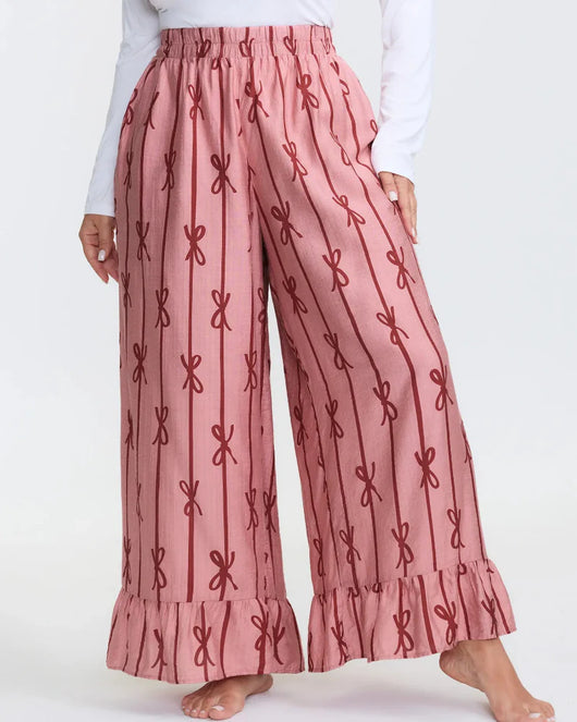 Women’s Nylon Pajama Set – Stripe, Pocket, Soft, Summer & Gift