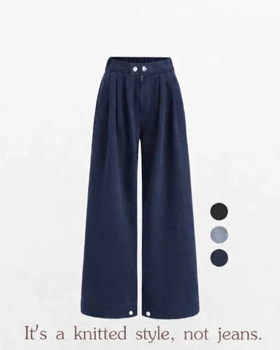 Knitted navy blue