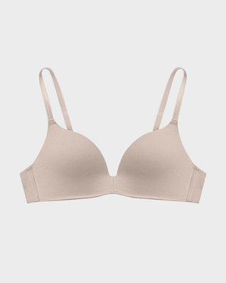 Wire-Free Cotton Lift T-Shirt Bra