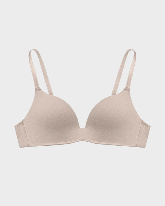 Wire-Free Cotton Lift T-Shirt Bra