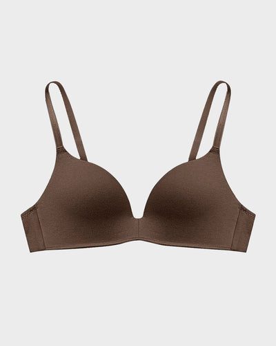 Wire-Free Cotton Lift T-Shirt Bra