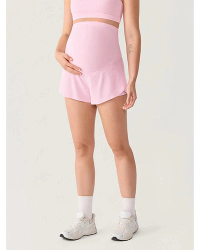 Maternity Dolphin Workout Shorts, Over-Belly, Summer Running