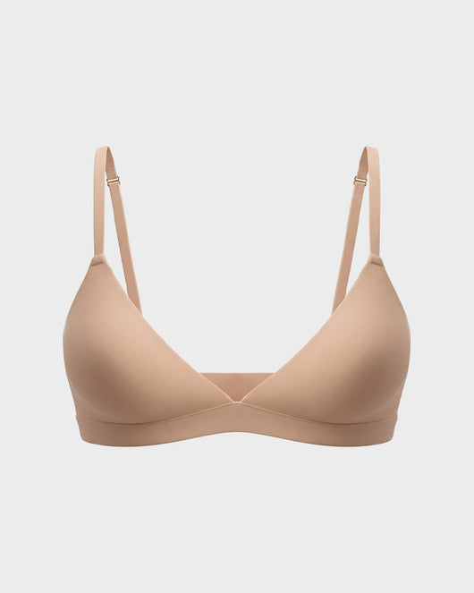 Soft, Seamless Wireless Plunge Bra