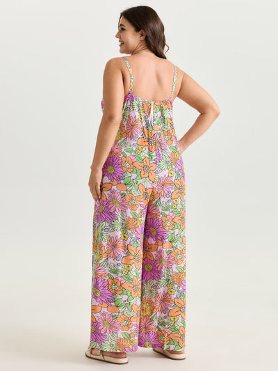 Colorful Stretch Jumpsuit with Custom Fit