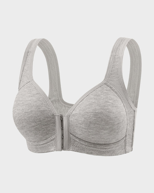 Front Closure Wireless Support Bra – Easy-On Design, Lift & All-Day Comfort