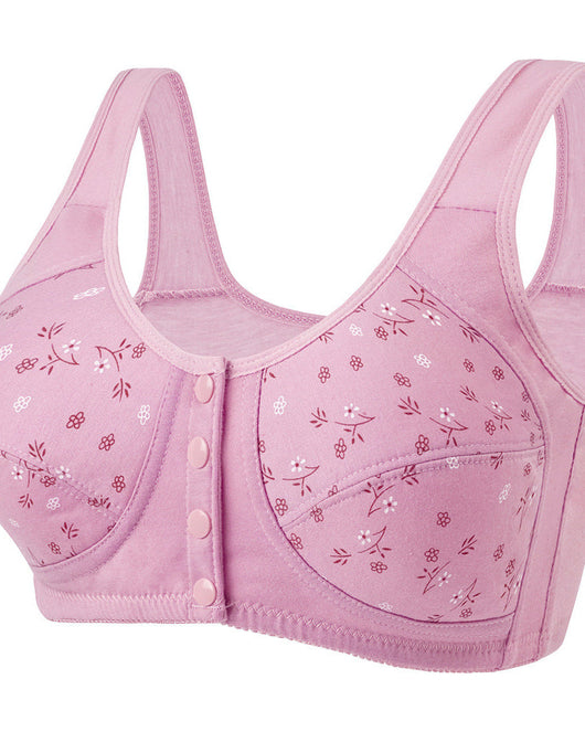 Wireless Front Closure Lace Bras, Light Support, Size Up